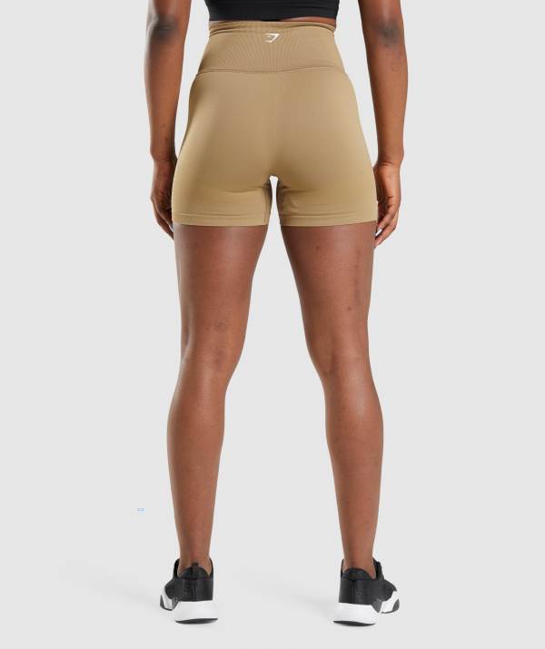 Damske Šortky Gymshark Energy Seamless Hnede | JK6590387